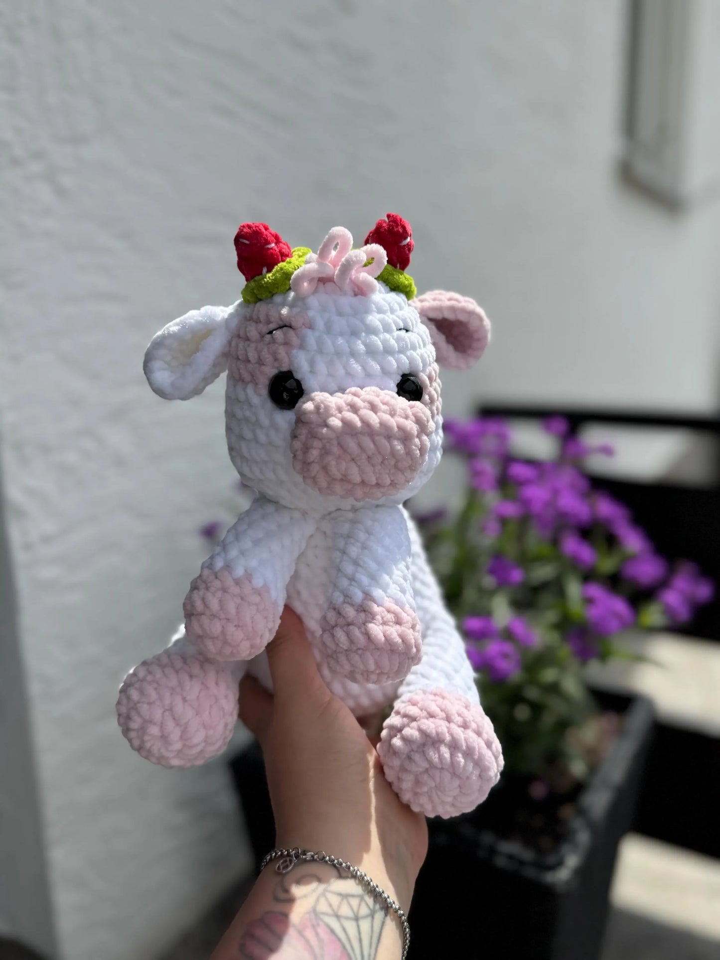 Häkelanleitung Strawberry Cow