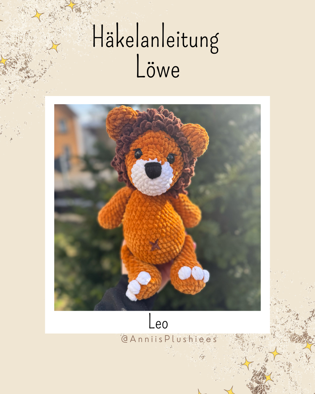 Häkelanleitung Löwe