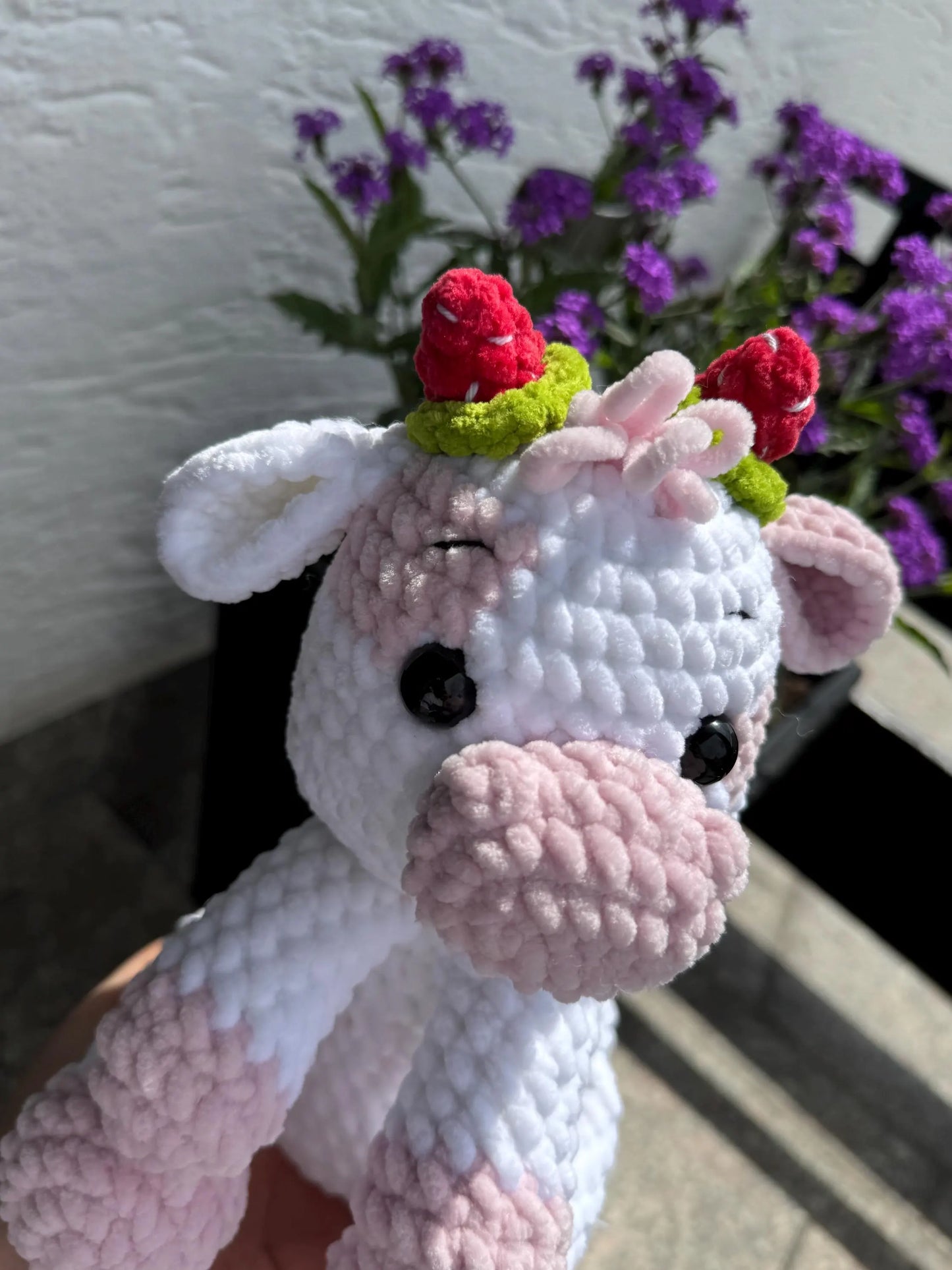 Häkelanleitung Strawberry Cow