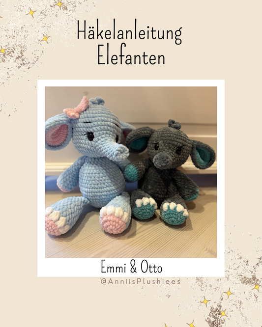 Häkelanleitungen Elefanten Emmi & Otto