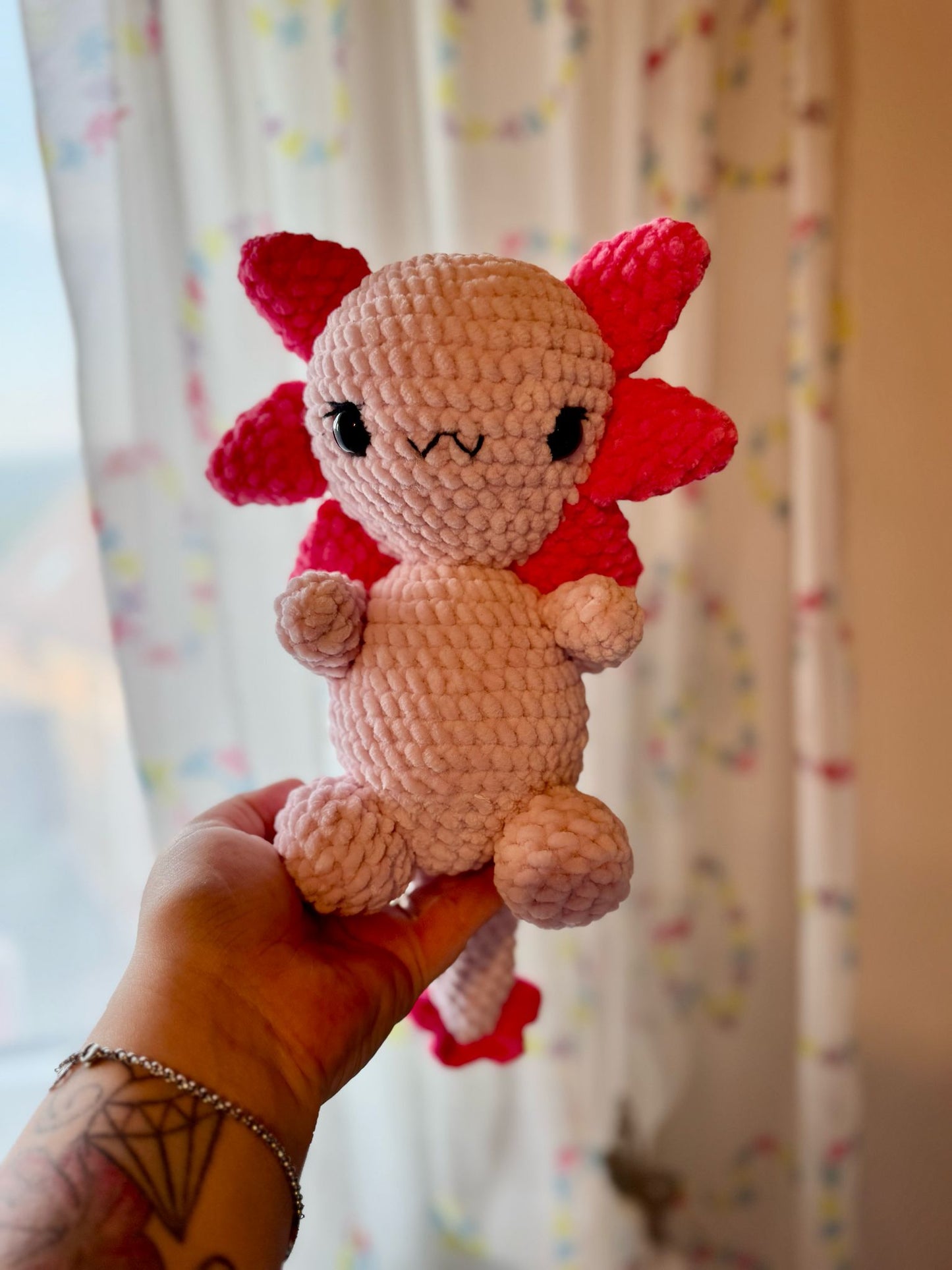 Häkelanleitung Kiki das Axolotl