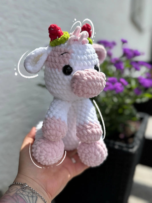 Häkelanleitung Strawberry Cow