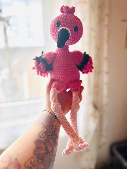 Häkelanleitung Flamingo