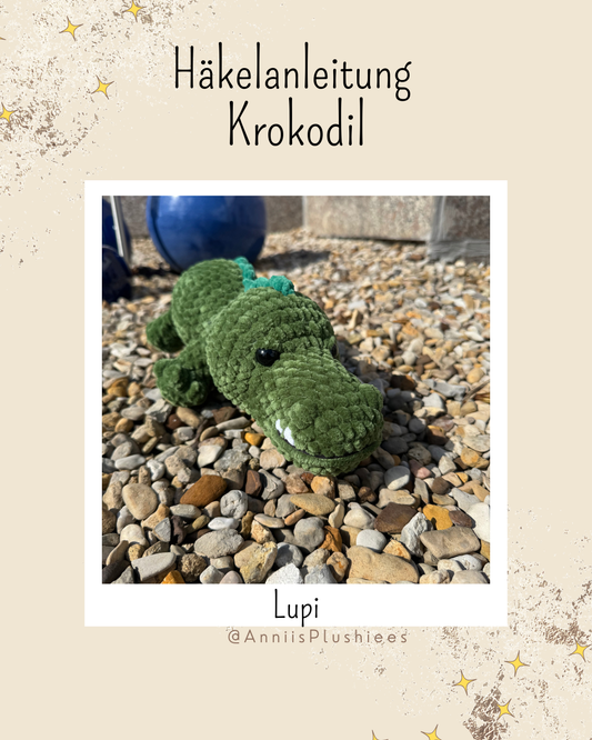 Häkelanleitung Krokodil