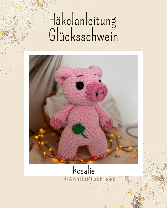 Häkelanleitung Glücksschweinchen
