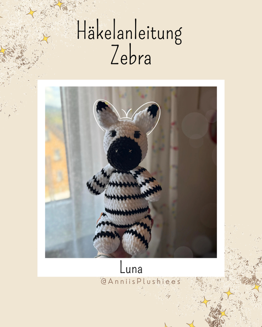 Häkelanleitung Zebra